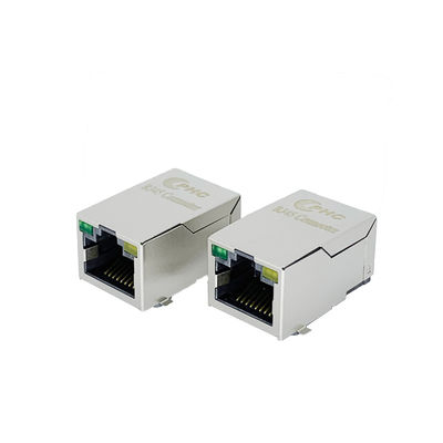 Through Hole Mounting RJ45 Modular Jack with 9.7mm Width and 8 Cores for Stable Networking