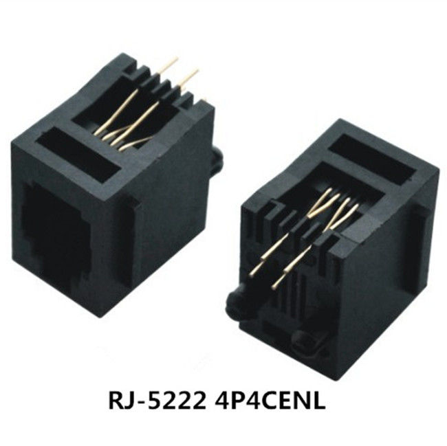 Compact 9.7mm Width RJ45 Modular Jack with 8 Contacts and 1 Port for Easy Network Connectivity