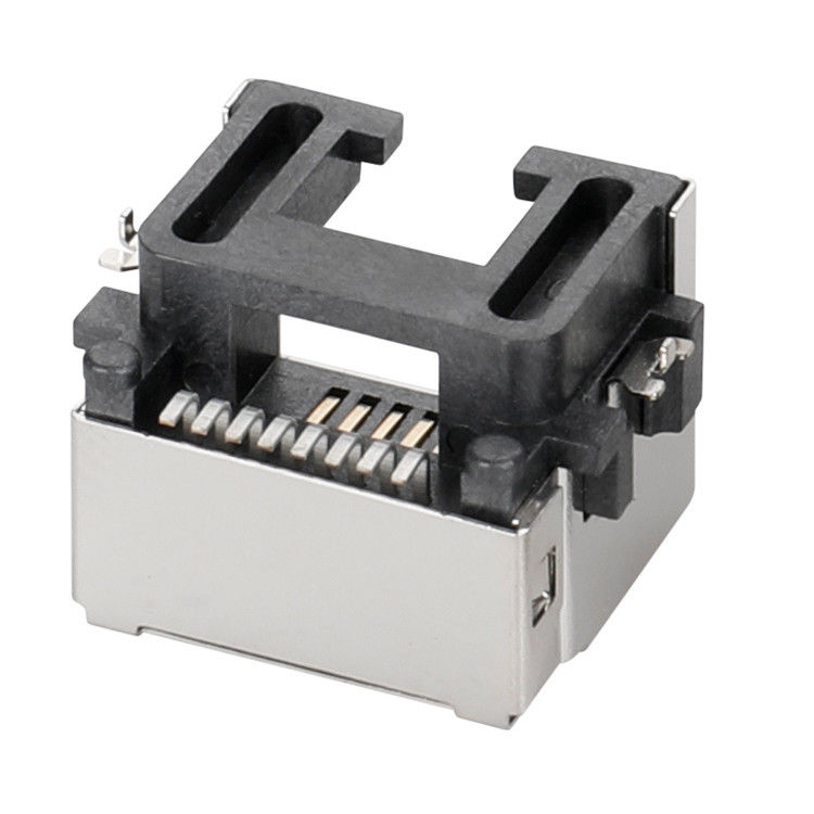 Through-hole Modular Plug Connector Spec ARJC02-111006K Durable Modular Connector Designed for Network Cable Connections
